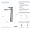 Kibi Cubic Single Handle Bathroom Vessel Sink Faucet KBF1003BN - alternate 9